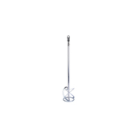 Rubi Mixing Paddle Zinc M14 3 Helix (LONG) - 120mm x 760mm