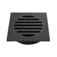 BATTrims Floor Waste Square - Matt Black