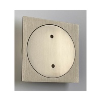 Clearout Cover SQUARE 110 x 110 - 100mm Outlet Brush Nickel