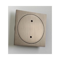Clearout Cover SQUARE 110 x 110 - 100mm Outlet Gun Metal