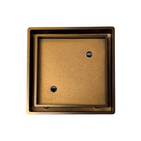 Tile Insert 102 x 102 x 20mm - 100mm Outlet Copper
