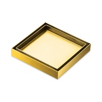 Floor Waste Sedek Kano Tile Insert 316 90 - Brush GOLD