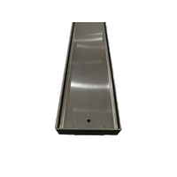 Linear Floor Grate 316 SS 35mm STONE Insert 100mm x 26mm *To suit 22mm Tile* (per metre)