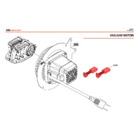 IQ Power Tools 244/362 Spare Vacuum Motor Brush Set (2 Pcs)