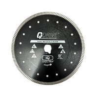 IQ Power Tools Dry Diamond Blade 250mm Hard Material 2 Porcelain  - Stone