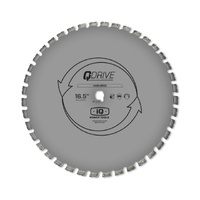 IQ Power Tools Hard BRICK Blade Silent GREY 420mm (16")